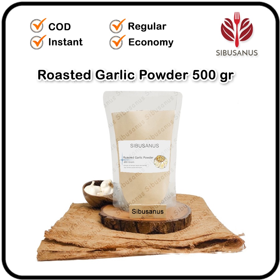 

Bawang Putih Bubuk Panggang 500 gram Roasted Garlic Powder 1/2 kg