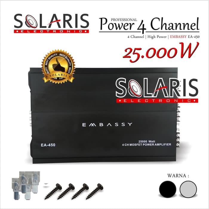 POWER MOBIL 4 Channel 25000 Watt EMBASSY EA-450
