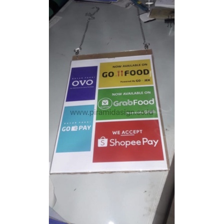 

Akrilik Gantung A3 Pembayaran Cashless Hanging