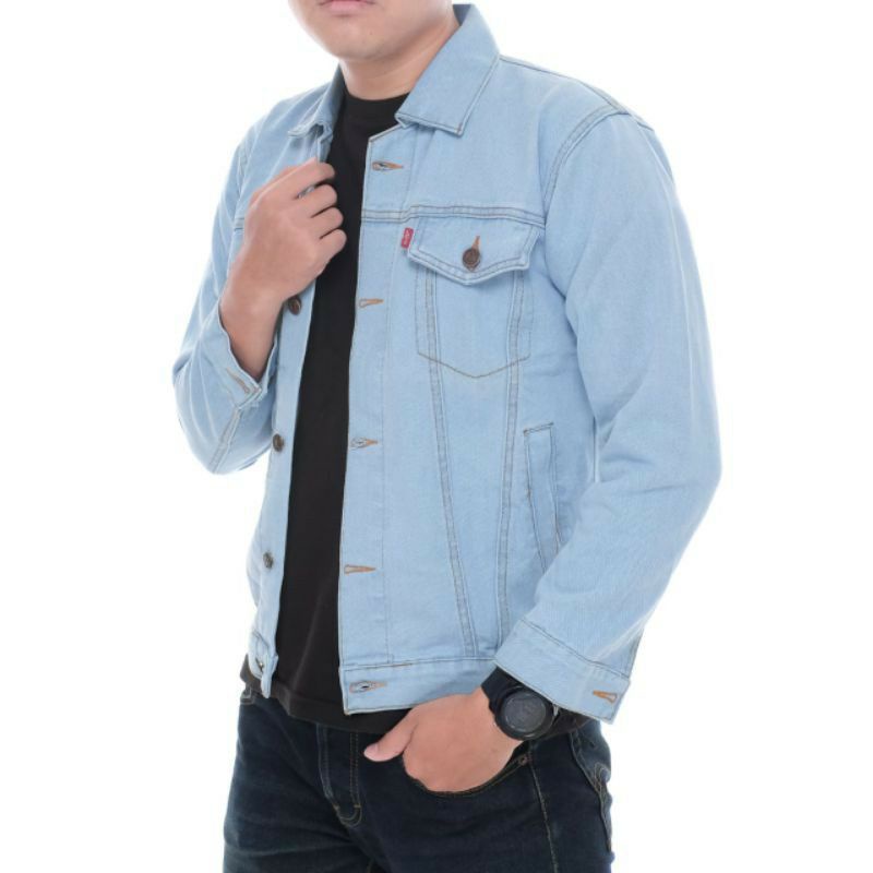 Jaket Jeans Cowok / Pria Bioblitz Murah Lebay