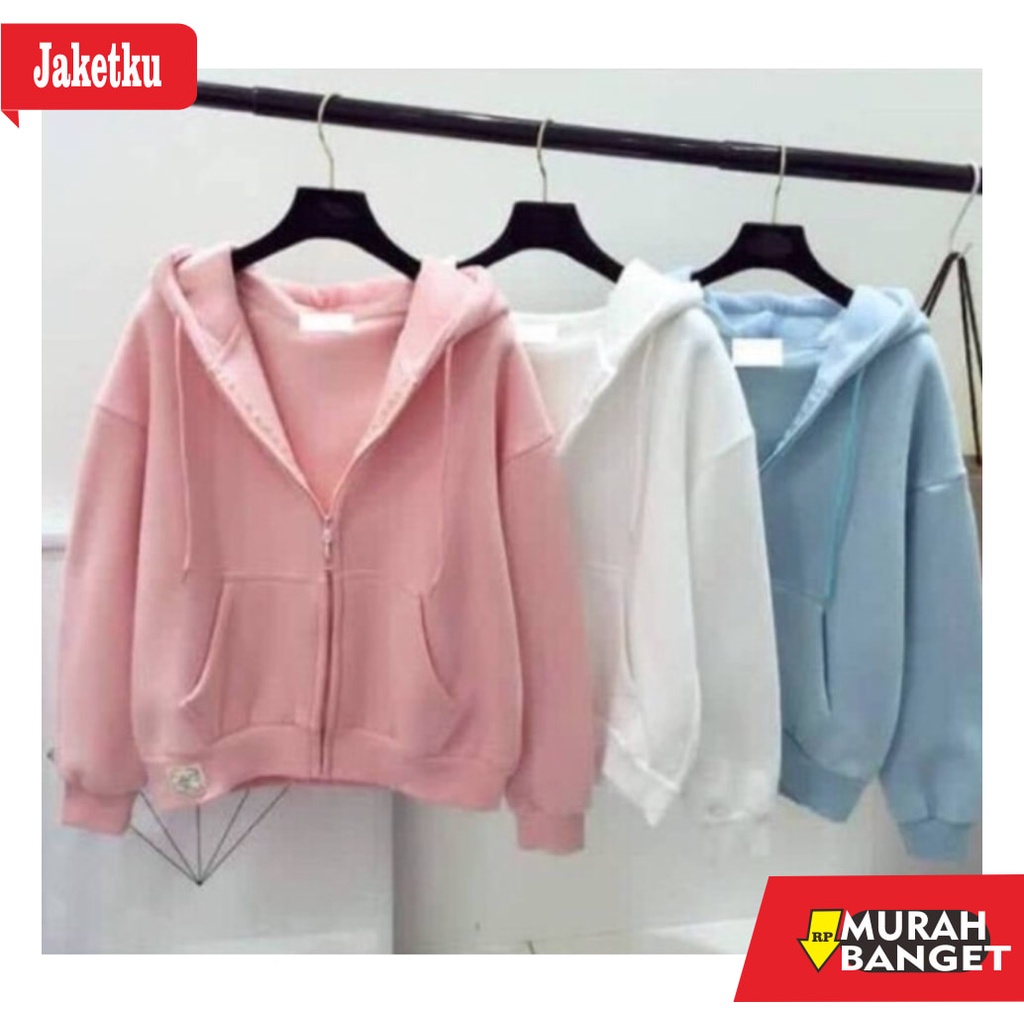 jaket boomber wanita terbaru- DaveCollection - Jaket Bomber Hodie King Fashion NO.487
