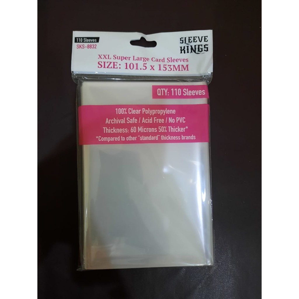 Sleeve Kings "XXL" Card Sleeves 101.5x153 mm -110 Pack, 60 Microns