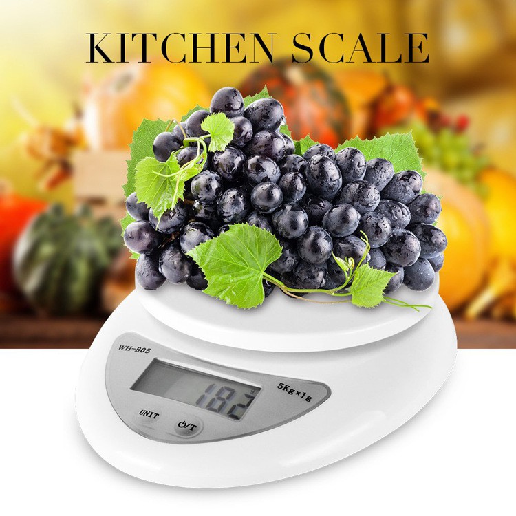 BS257 Timbangan Dapur Kue Roti Digital Mangkok Kitchen Scale 5KG