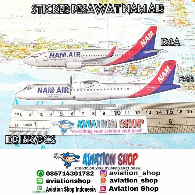 

Sticker stiker Pesawat Nam Air