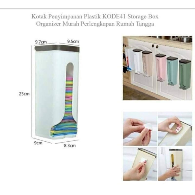 [Besar] dispenser kantong plastik / tempat penyimpanan kantong plastik