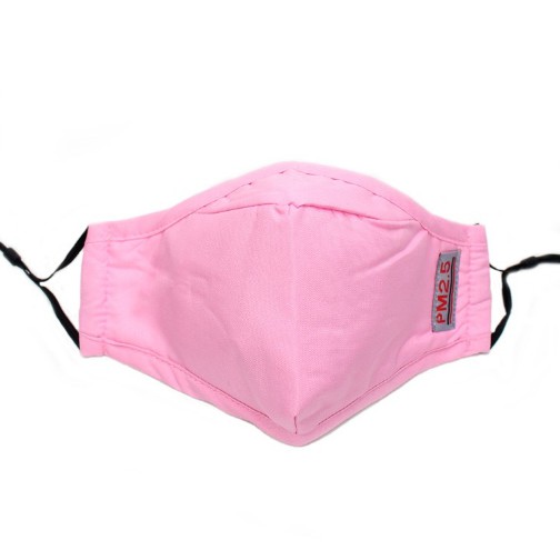 

La Floret 1 pc MC-02 PINK Masker Kain Cotton PM 2.5 Respirator Mask Antibakterial