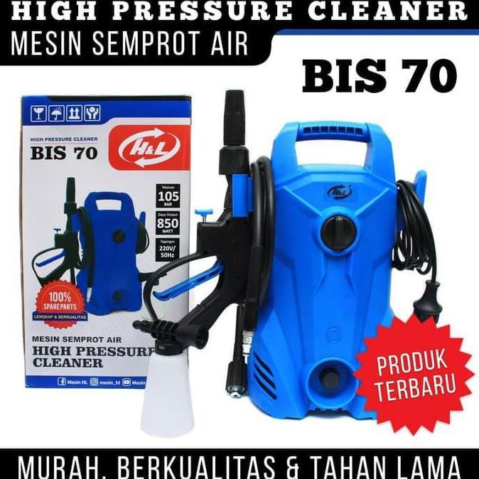 Jet Cleaner Mesin Cuci Steam Mobil dan Motor H&L BIS70 Semprot Air