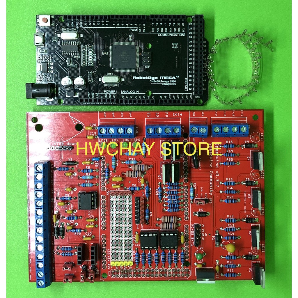 ECU STANDALONE SPEEDUINO V0.3.7 KOMPONEN ORIGINAL