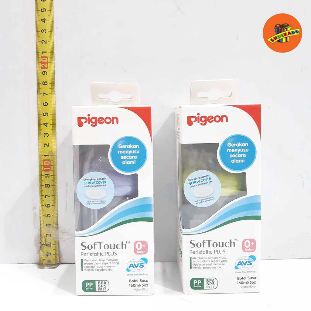 PIGEON BOTOL SUSU SOFT TOUCH WIDE NECK 160ml -Botol Susu