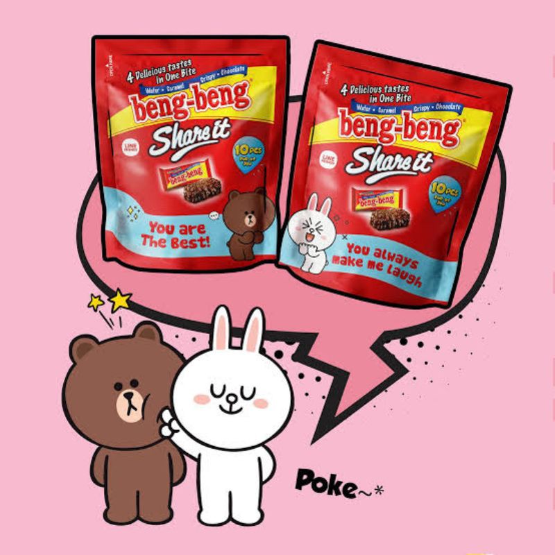 

Beng Beng Share it netto 10 bks x 9.5gr Beng-Beng Share it pouch isi 10pcs