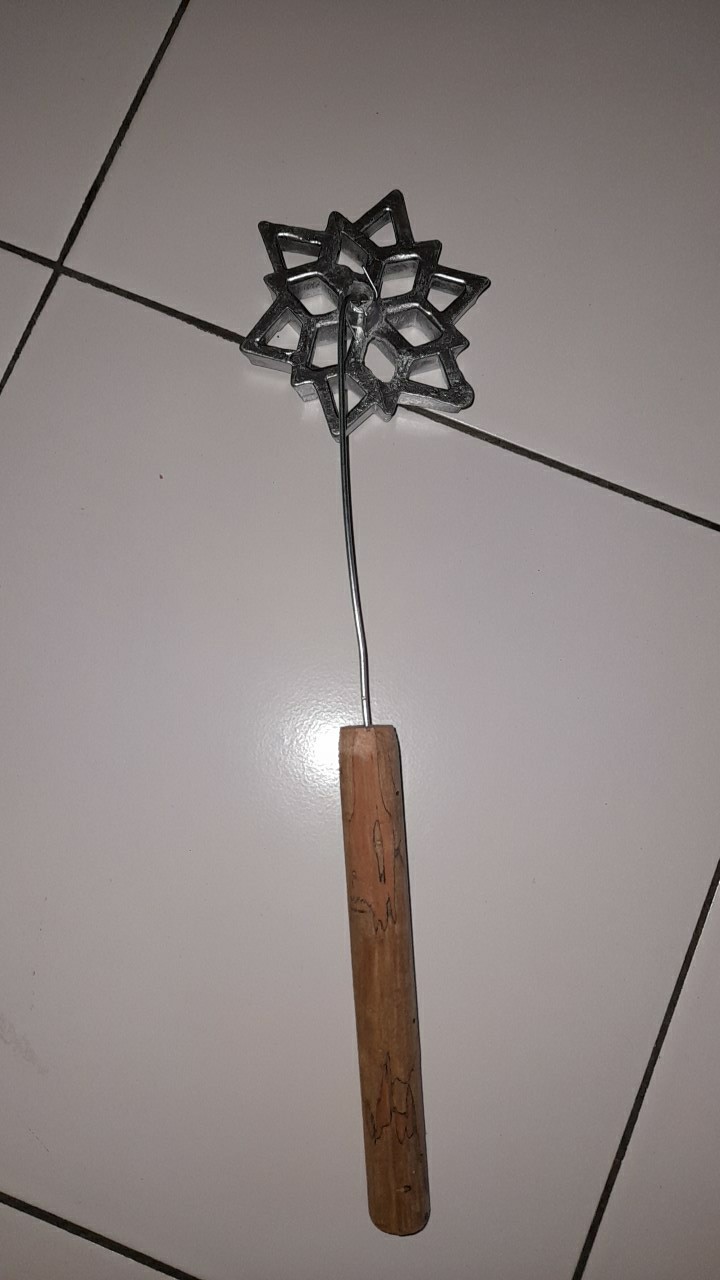 Cetakan Kembang Goyang Bintang Susun 8cm