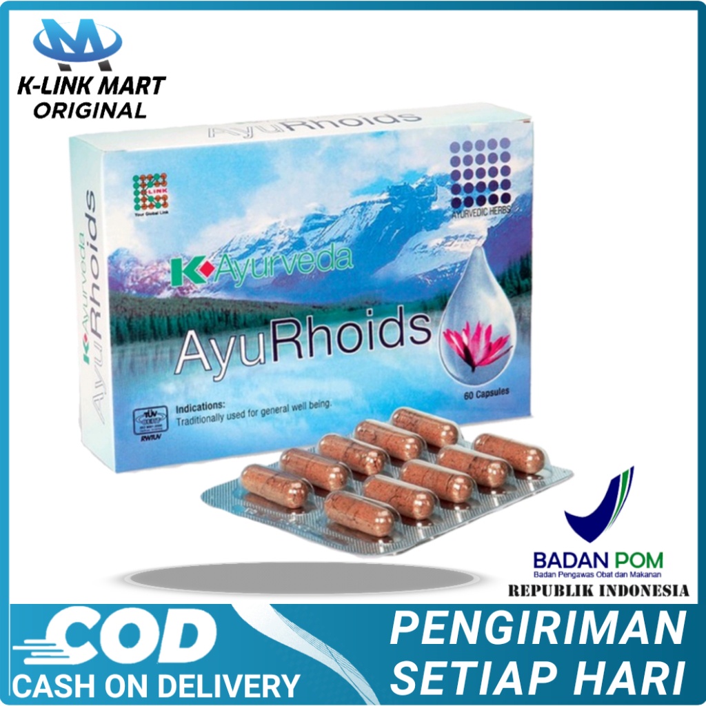 

k ayu Rhoids ayuverda original obat herbal atasi wasir