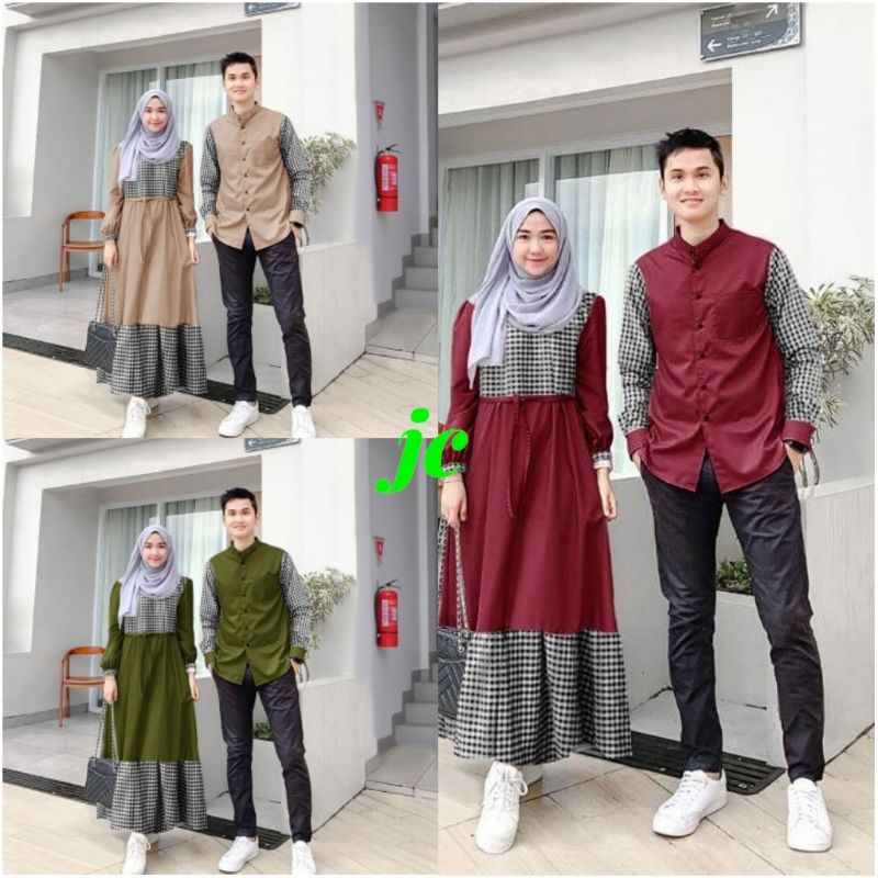 JCLQ - CP DAMARA / Couple Pasangan Model Terbaru / Cp Fashion Muslim Kekinian