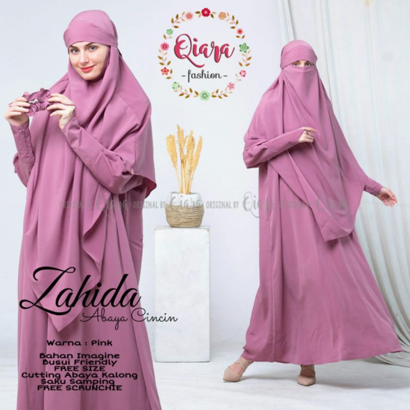 Gamis terbaru murah zahida by Qiara