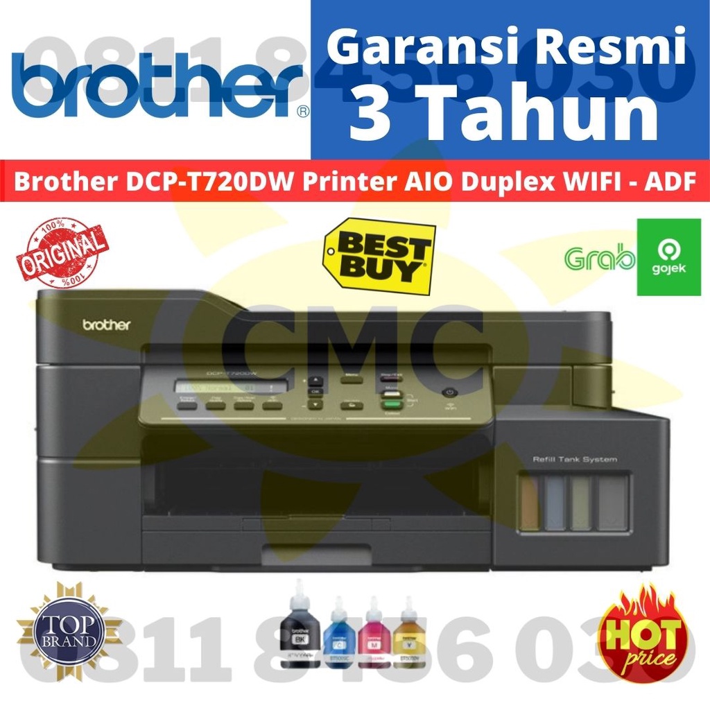 Printer Brother DCP-T720DW Garansi Resmi T720DW T 720DW T 720DW Wifi Pengganti BROTHER DCP T710W