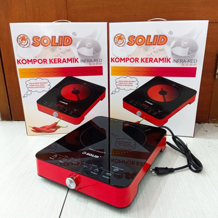 SOLID Kompor Listrik Infrared SL IR81 - Garansi 1 Tahun