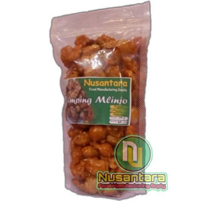 

Emping mlinjo Kletuk Manis/pedas 100 gram