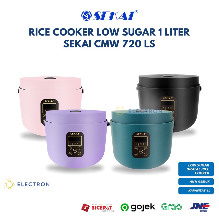 Jual Rice Cooker Digital Sekai CMW720 1L Low Carbo Low Sugar CMW 720 LS