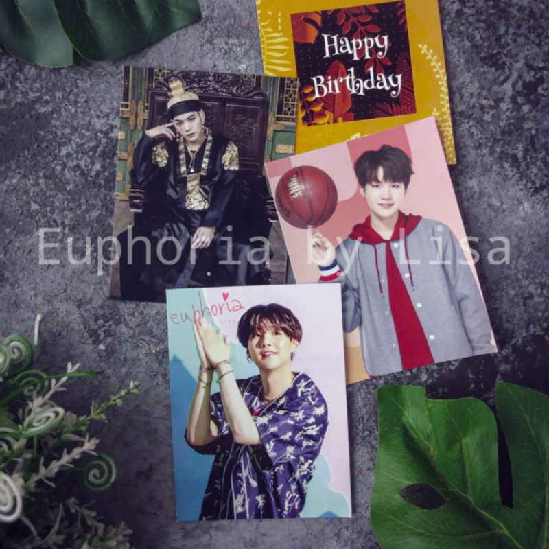 

BTS SUGA Mini Postcard (kartu pos / kartu ucapan)