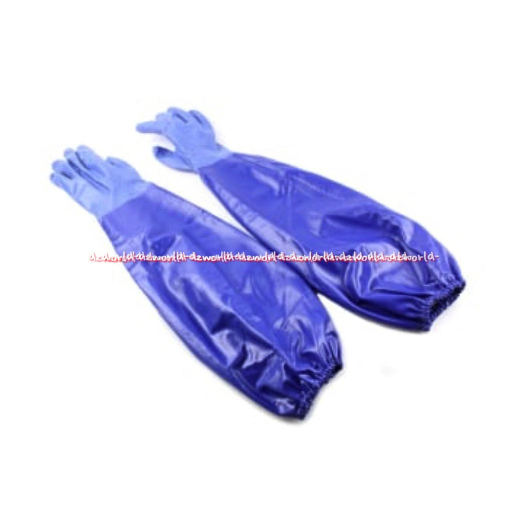 Duramitt Duraglove Industrial Protective Long Gloves Sarung Tangan Panjang Size L Loggloves Biru Duramit Dura Glove Blue Biru Kesehatan Kebersihan