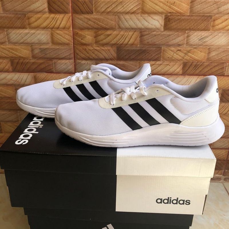 [Free Ongkir] BNIB Adidas Men Lite Racer 2.0 Original - Sepatu Pria Casual Running