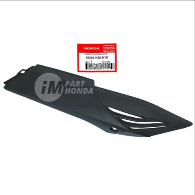 Cover tameng tutup knalpot Honda Supra 150 GTR original