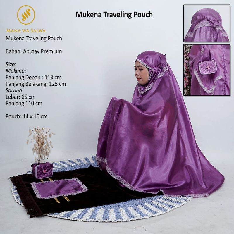 Mukena Traveling Pouch Tidak Bisa Pilih Warna