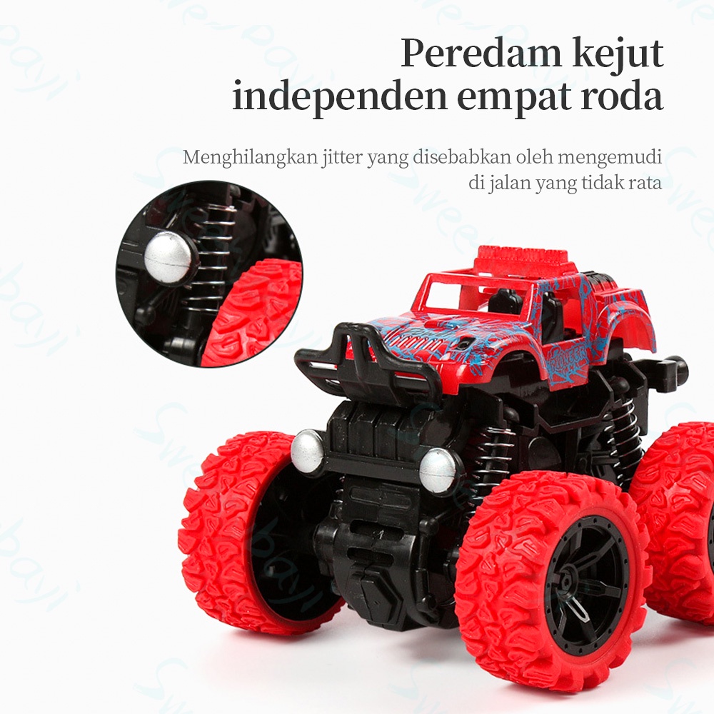 SweetyBayi Monster Zap Mainan Mobil Jip Off Road 4 Drive Inertial MAINAN ANAK