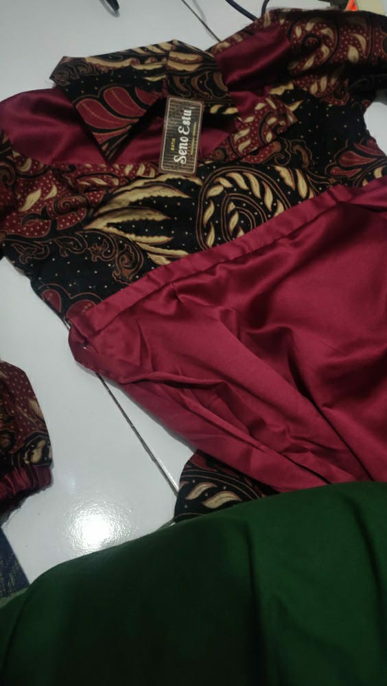 Hanggono Couple Ori Najwa/ Couple Batik / Gamis Batik Couple / Gamis Batik / Batik Couple /kemeja