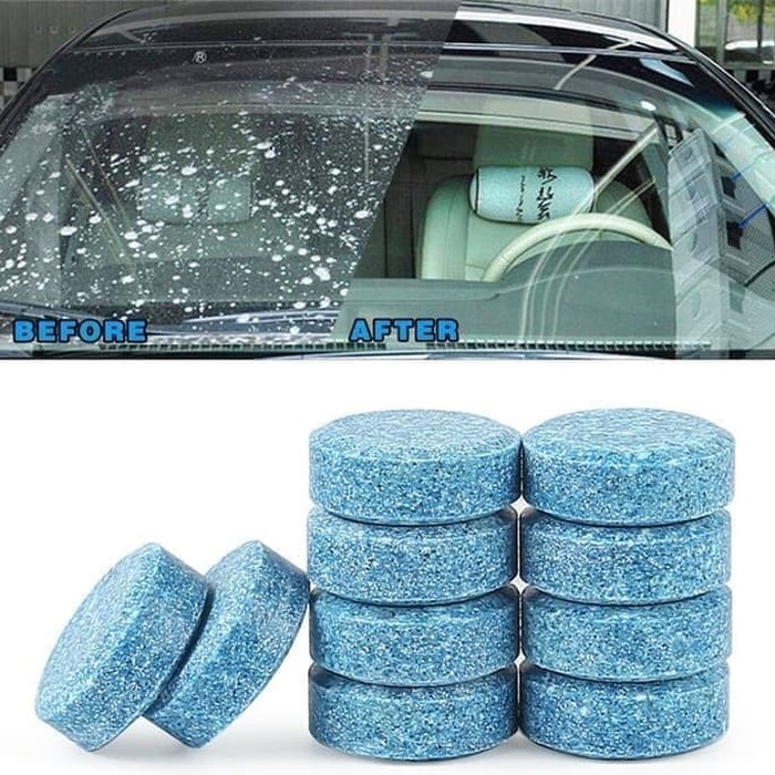 1pcs Glass Cleaner Tablet / Tablet Pembersih Kaca Rumah Wiper Mobil