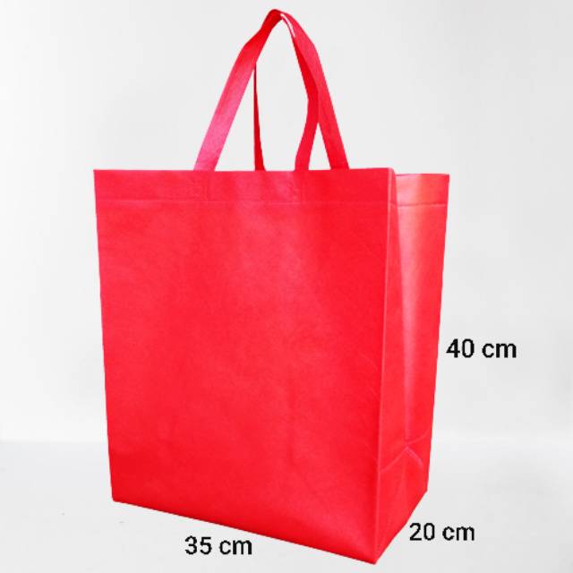 

Goodie bag / tas spunbond / tas souvernir polos box uk (40×35×20)