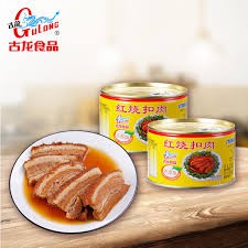 

Gulong Stewed Pork Sliced Samcam Daging Babi Kalengan