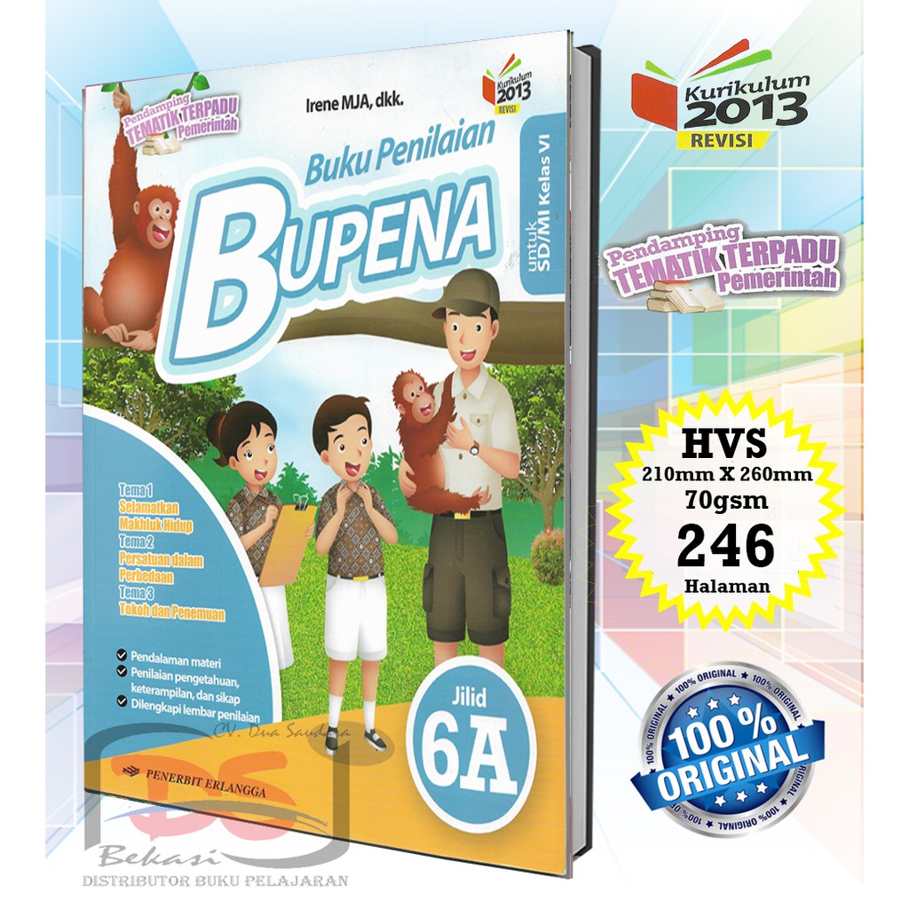 Bupena Jilid 6a Kelas 6 Sd Pendamping Tematik Kurikulum 2013 Revisi 2018 Shopee Indonesia