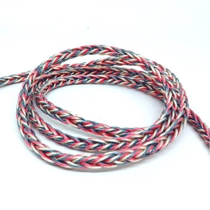 High End Super LitzBig Braid 7N Crystal Copper Silver Plated Cable Replacement