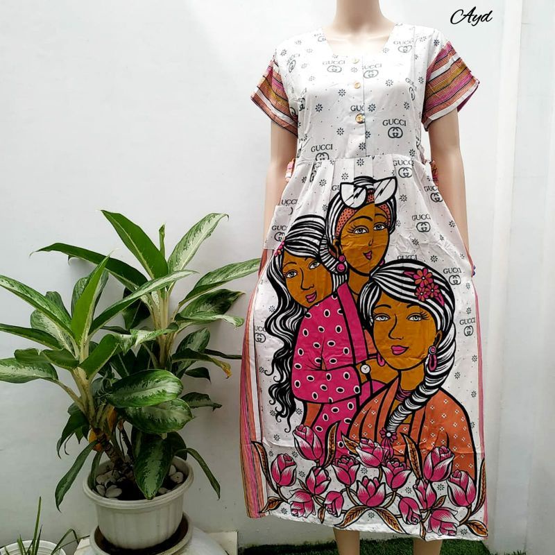 Daster chibi HAP bu tejo tedjo  bumil busui-Gucci abu