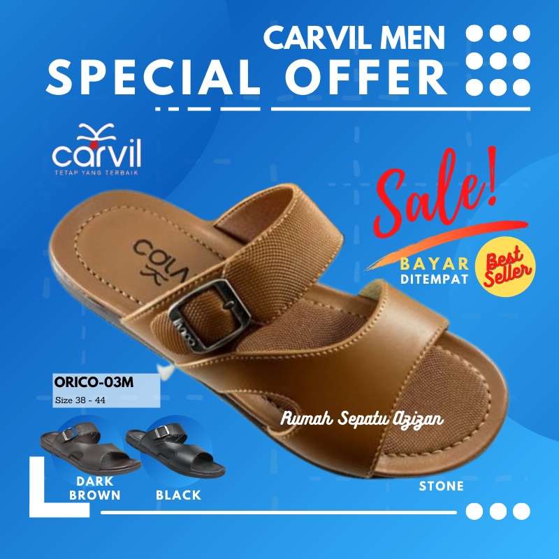 Sandal Pria Carvil / Sandal Carvil Orico 03M / Sandal Pria Carvil ORIGINAL