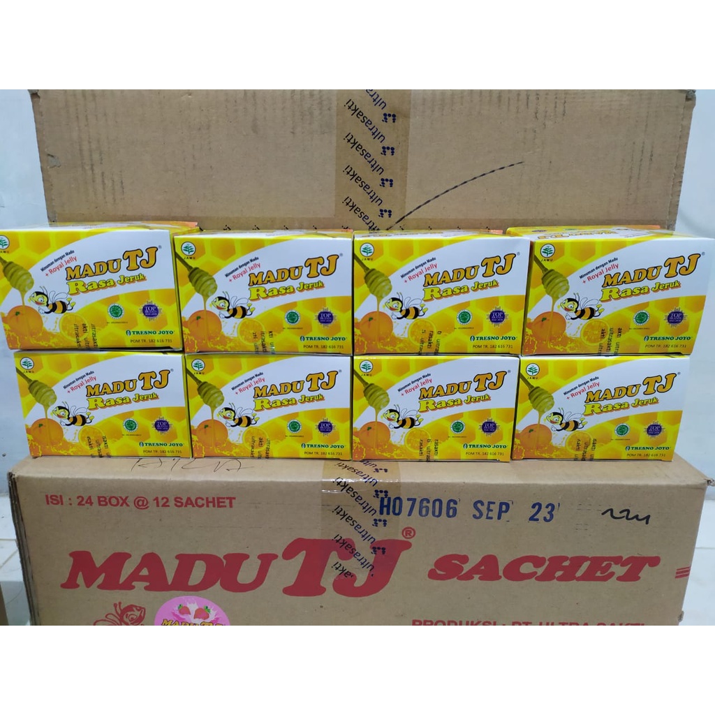 

Madu TJ Sachet jeruk (isi 12 sachet) Paket 8 Dus