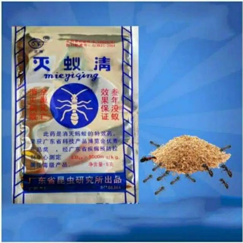 Racun Semut Mie Ji Qing asli 100% kualitas import kemasan 1 box isi 50pcs