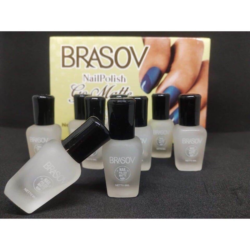 NAIL POLISH GO MATTE CLEAR BRASOV