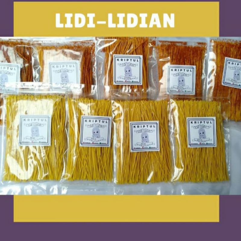 

Cemilan Murah Mie Lidi, Mie Jadul, Stik Lidi