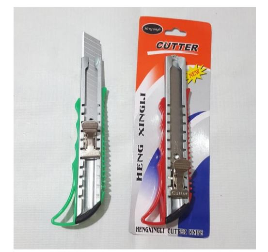 

BWDO Cutter Sleding Besi Heng Xingli Tajam Awet Pisau Multifungsi Serba guna Kertas Multicolor