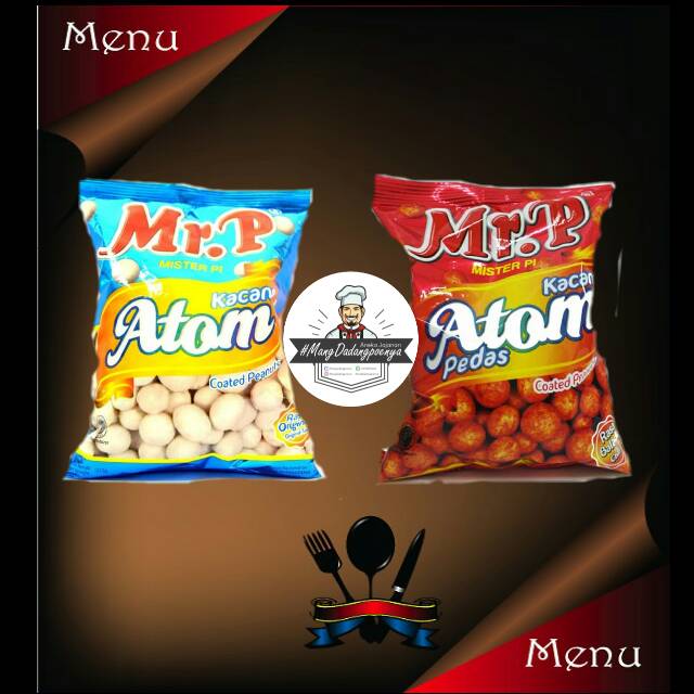 

Mr. P Kacang Atom 225 gram / cemilan kacang / kacang atom