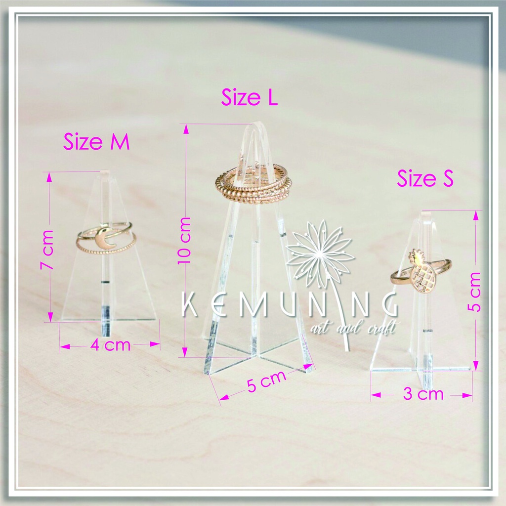 RING DISPLAY CONE / DISPLAY CINCIN / TEMPAT CINCIN