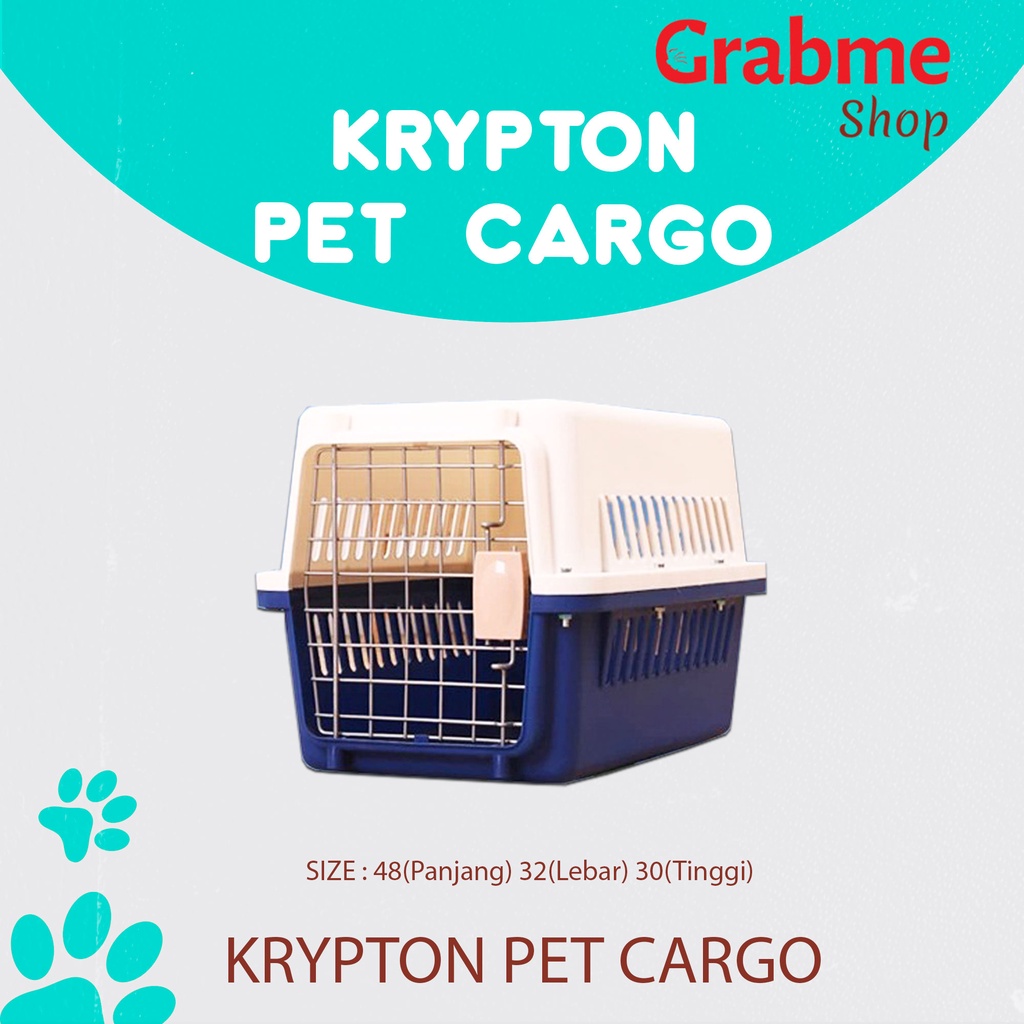 Pet Carrier / Pet Cargo kandang untuk Kucing Anjing dan hewan peliharaan