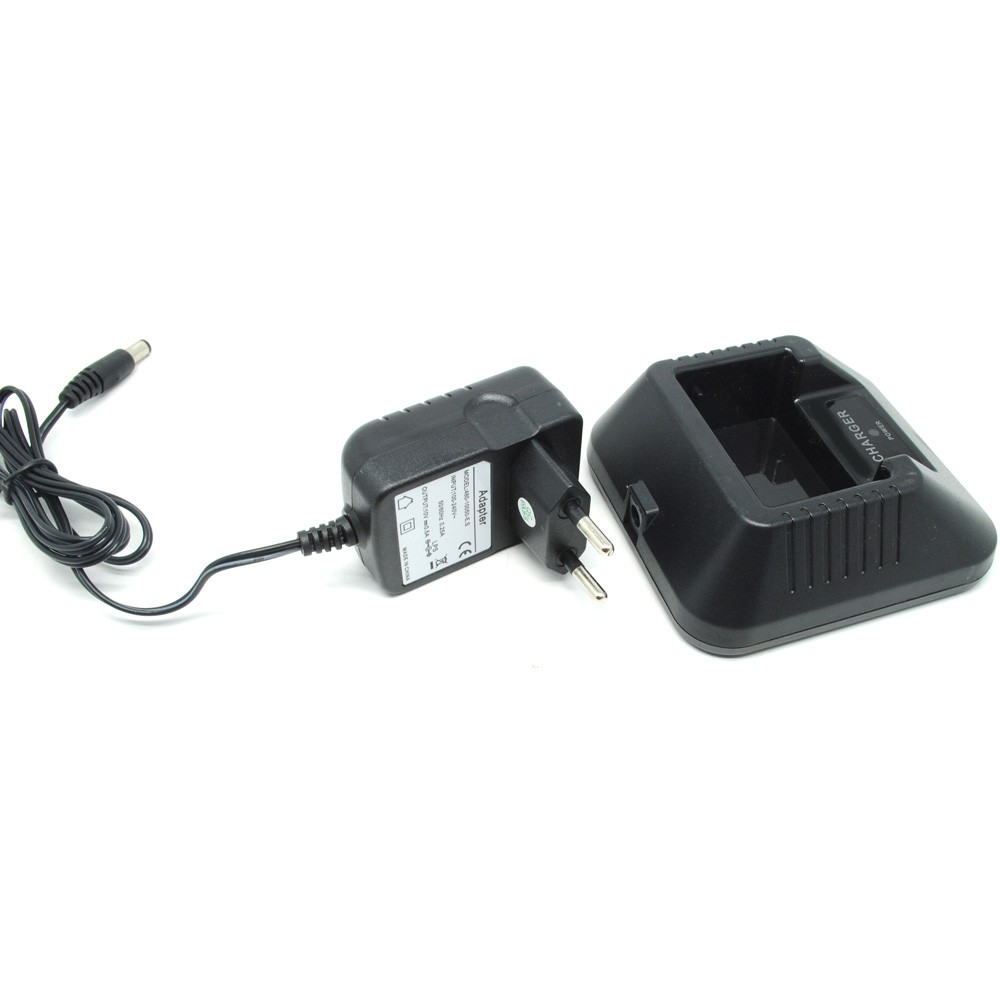 Taffware Walkie Talkie Battery Charger for Taffware Pofung Baofeng BF-UV5R - Black