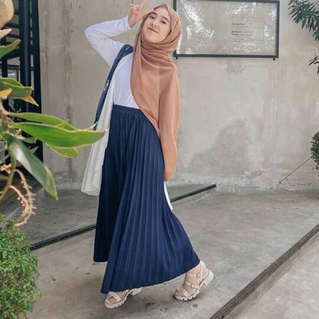 Rok plisket outfit muslim