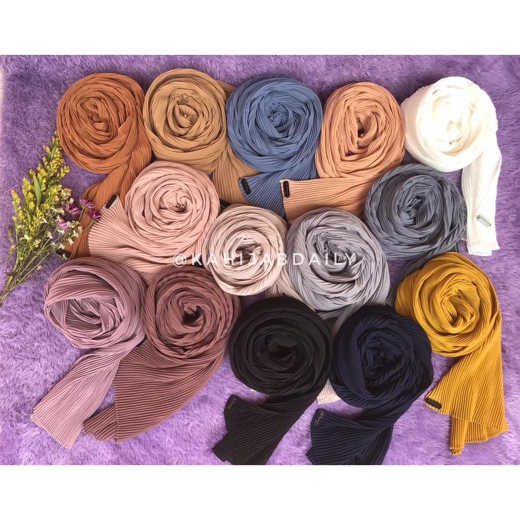 Pashmina Plisket Lidi Ceruty