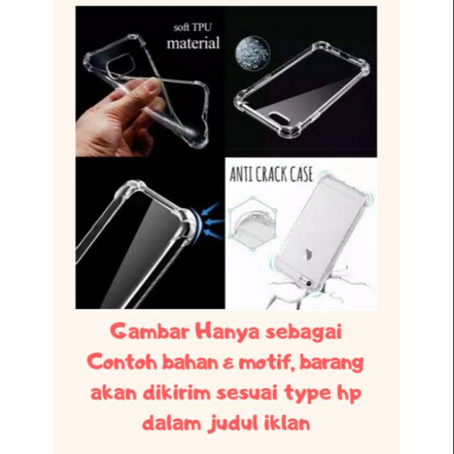 Anti Crack Hp Samsung Galaxy J1 ACE / J1ACE / J110 Anticrack Bening Transparan Softcase Casing Soft