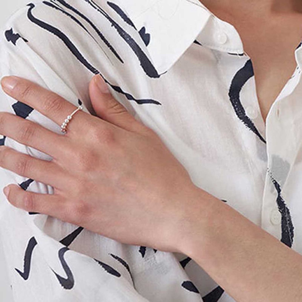 Hu Hu Hu Hu Hu Alat Bantu Pasang Kacamata♡ Cincin Tembaga Hias Manikmanik Bola Untuk Priawanita