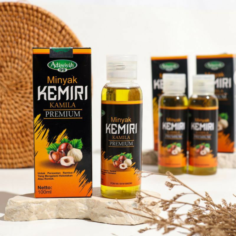 Minyak Kemiri Kamila Premium Original Atasi Rambut Rontok Dan Kebotakan